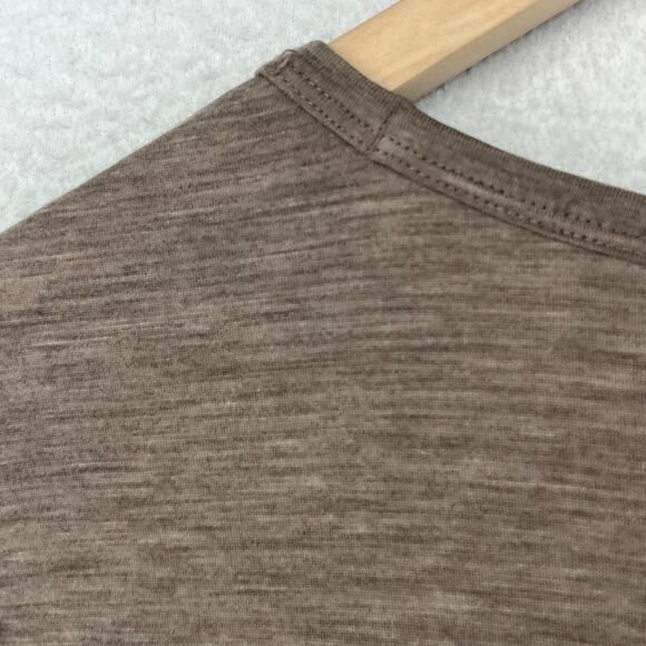 Woolx Women's Long Sleeve Brown Top - Picture 9 of 14